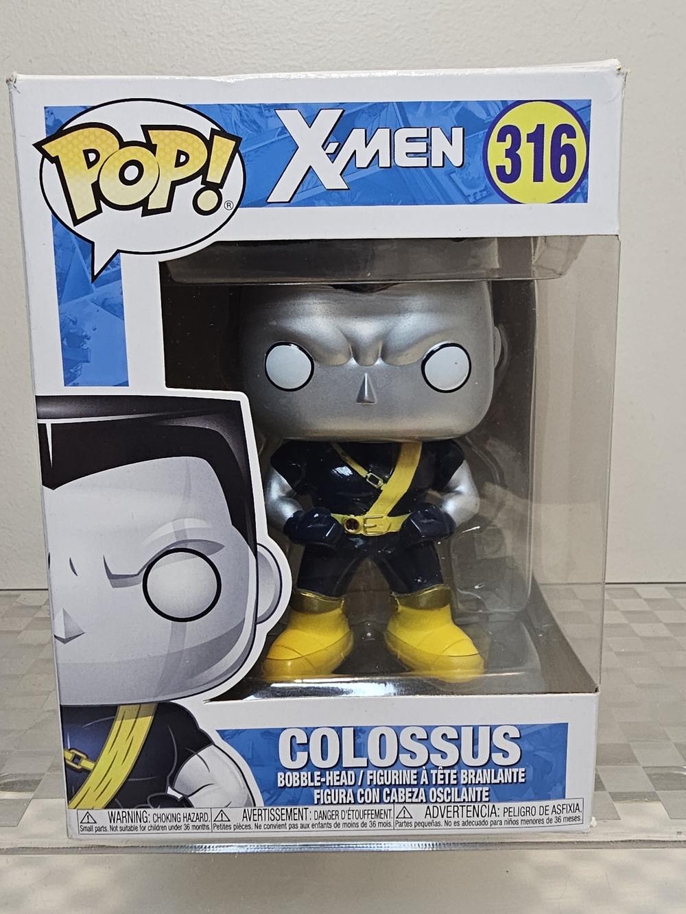 Funko Pop! X-Men Colossus #316 - Silver & Yellow